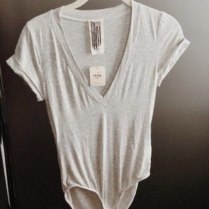 Free People V-Neck Bodysuit